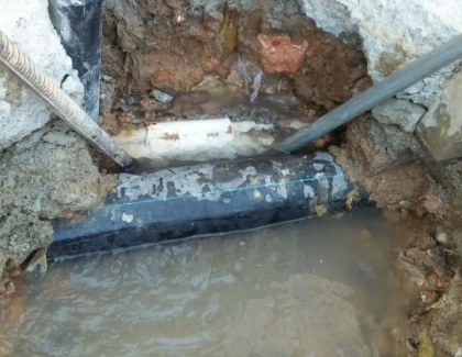 华坪测漏水之水管漏水